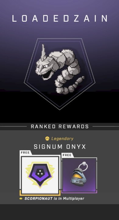 #HaloInfinitemultiplayer Onyx Grind was worth it. #HaloInfinite <a href="/Halo/">Halo</a>