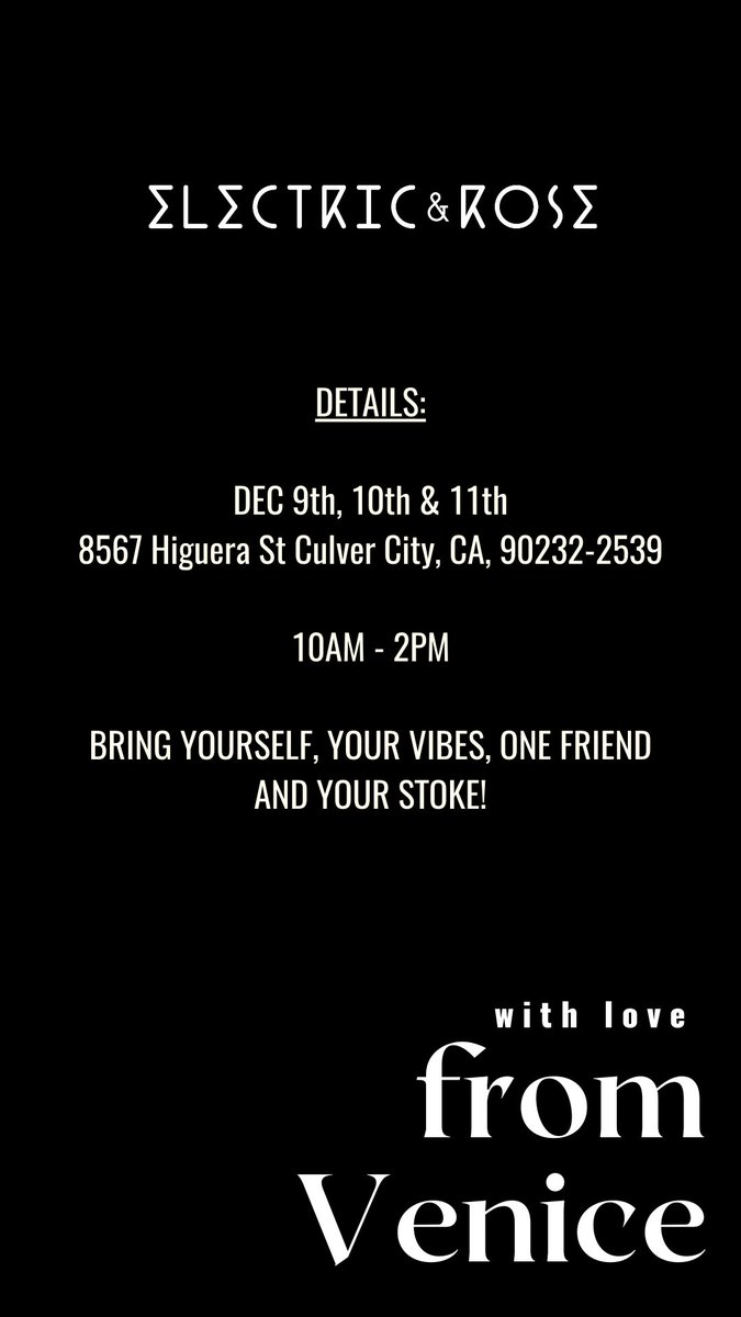 Our biggest sample sale of the year is here... are you coming?