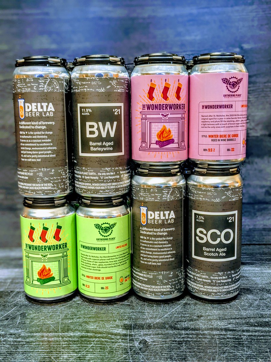 Its that time of year - when our friends release some extra special beer. Here we have a duo of Biere de Garde from <a href="/GatheringPlBeer/">Gathering Place Beer</a> &amp;
<a href="/deltabeerlab/">Delta Beer Lab</a> has created fantastic Barleywine &amp; Scotch Ale and then aged them out on <a href="/JHenryBourbon/">JH&S Bourbon</a>  barrels - a little extra #Local kick!
