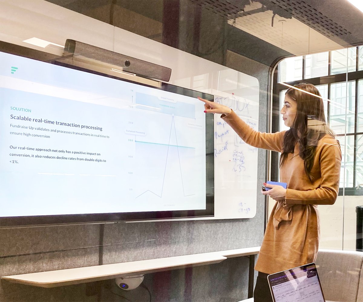 😄🙌<a href="/FundraiseUp/">Fundraise Up</a> deploys video tech as a force for good! Hosting more rewarding and meaningful meetings with some of the world's most powerful and impactive nonprofit organizations. Read on ➡️bit.ly/3lSJsdY #nonprofit #videotech #neatmeetingspaces #neatboard #neatbar