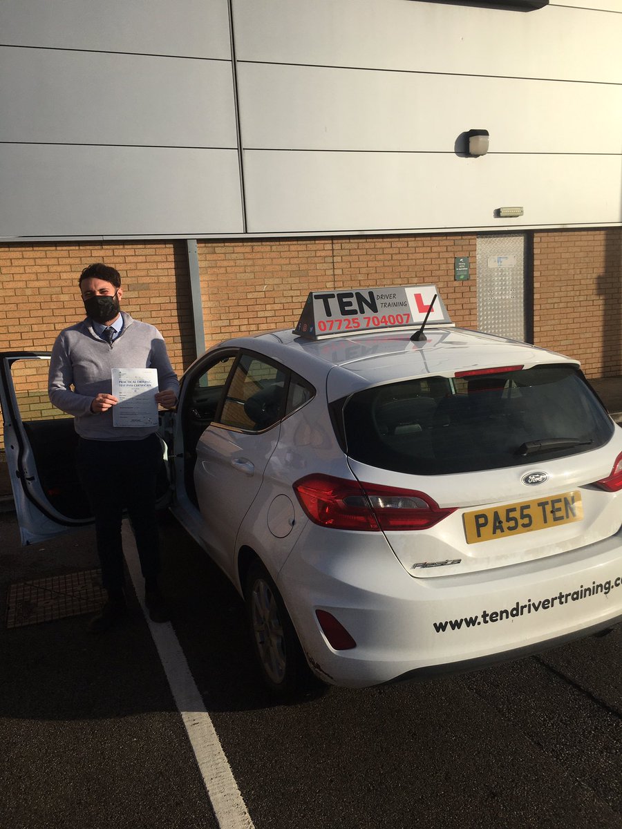 Ryan Coburn passed today in Speke with just 5 minors. Well done 👍 👍👍 #tendrivertraining #liverpooldrivinginstructor #liverpooldrivingschool
