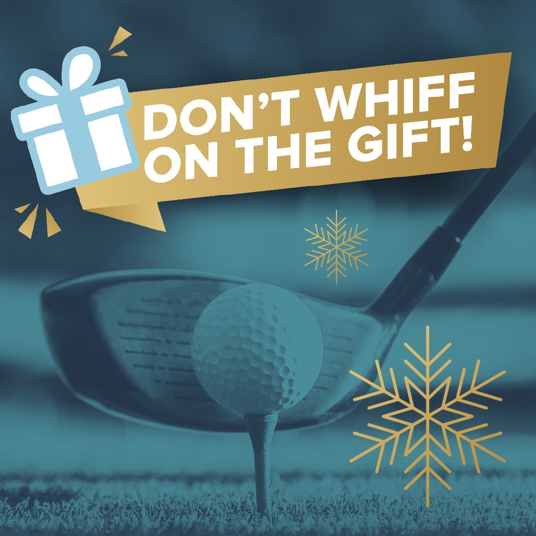 🎁Give the #gift of #golf this #holiday season with the perfect club #giftcard🏌. Available now at bit.ly/3DGgMev
