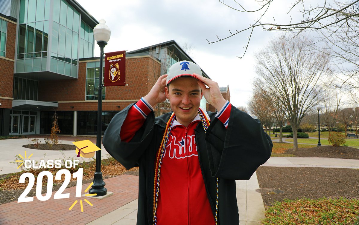 BloomsburgU's tweet image. “I’m going to miss this campus. The grounds crew does a great job with the landscaping to keep it beautiful year-round. I&apos;ll miss going for walks around campus. I use the idea of a well laid out campus as a selling point on my tours.” 💛🎓🐾 #BUClass2021 #Husky4Life #BloomOnward