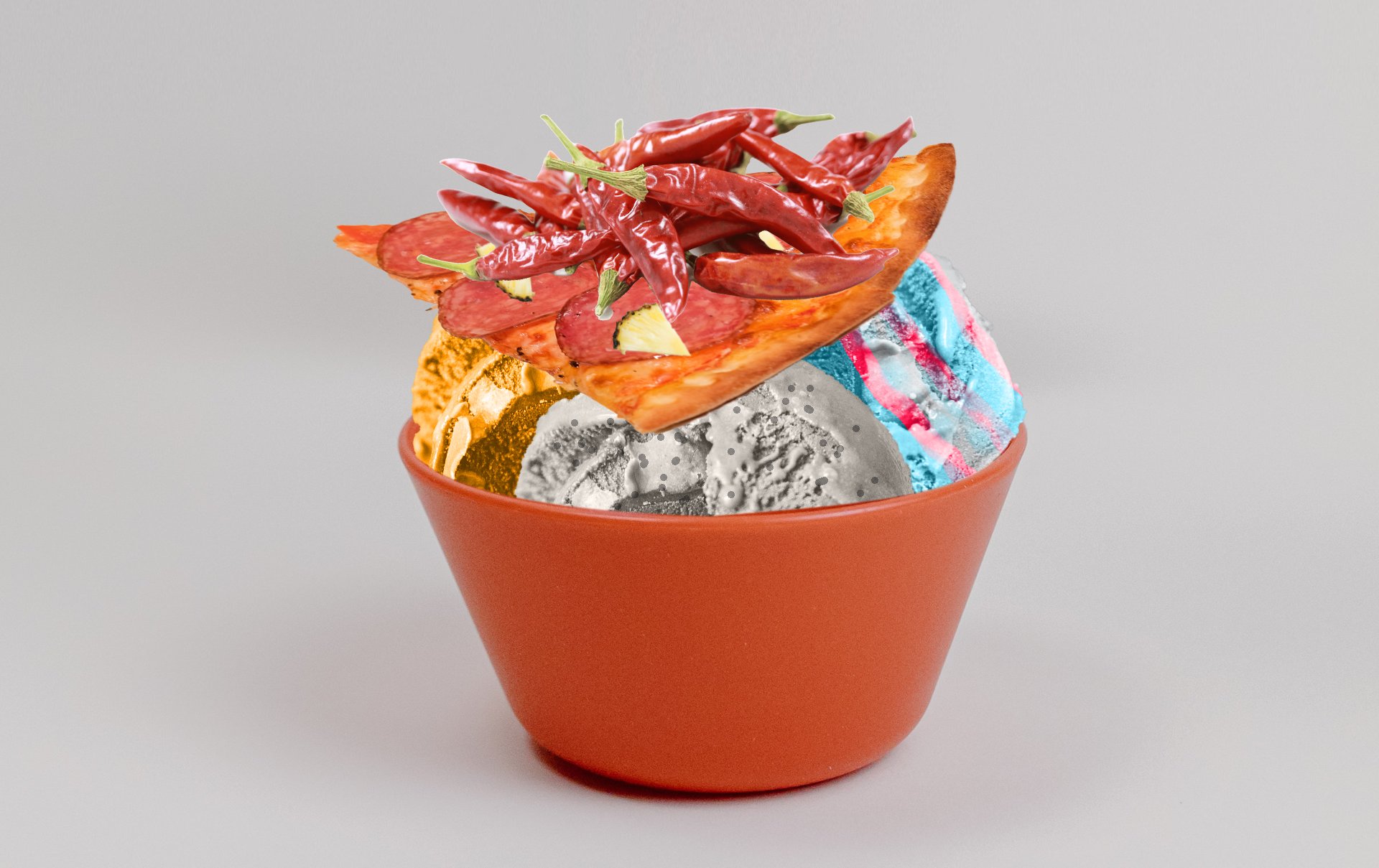 Microsoft on Twitter "Vanilla, orange juice, and toothpaste ice cream with chilies and a slice