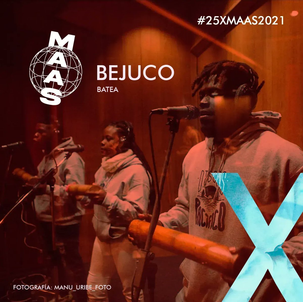 MAASplataforma's tweet photo. 📡#25xMAAS2021

🌊La nueva perla del pacífico, @Gbejuco y su 'Batea' son nuestro Top 3 de este 2021. 

👉🏻Conoce más sobre nuestra selección de álbumes a continuación: https://t.co/xljfoabKVP https://t.co/Sje8d0CYj0