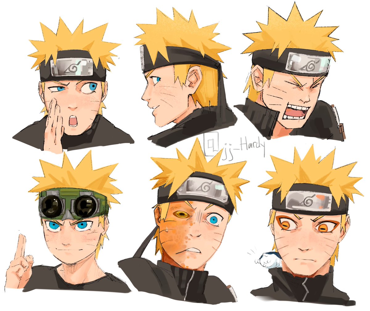 Naruto Redraws 😷