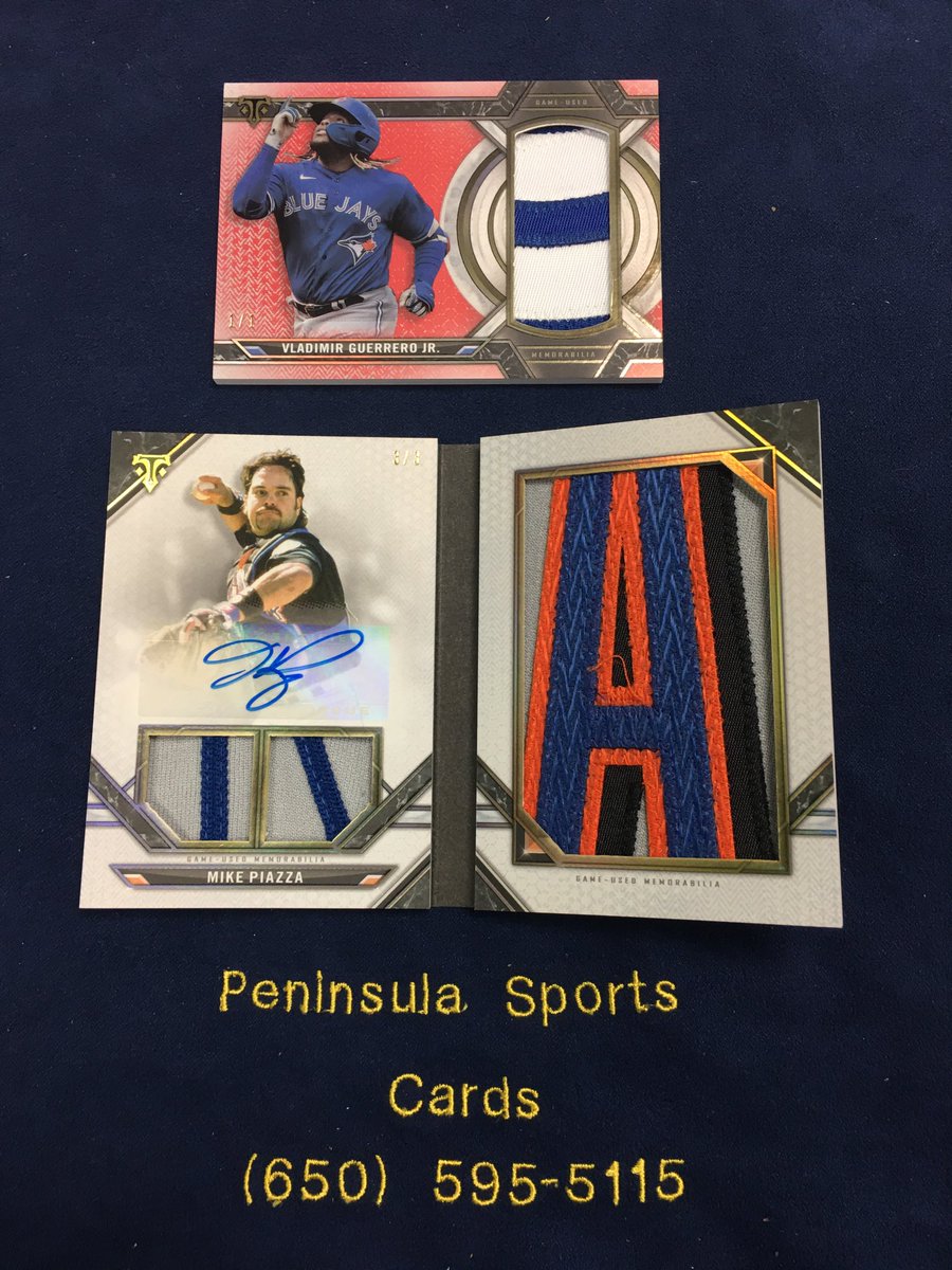 PeninsulaSC's tweet image. Same mini box of ⁦@Topps⁩ Triple Threads! Vlad 1/1 Piazza /3 ⁦@SHOWYOURHITS⁩ #collect #mlb Happy Customer!