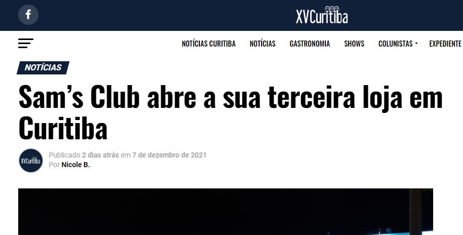uffizicom's tweet photo. A inauguração do novo Sam's Club, cliente Uffizi, em Curitiba, foi notícia nos principais veículos da capital paranaense https://t.co/1Qq8biQRpf