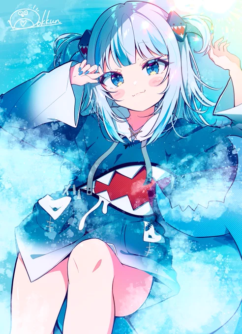 🦈サメウェーブ🦈
#gawrt 