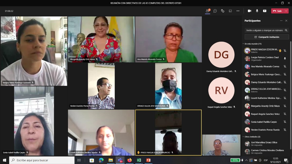 Margarita_0rtiz's tweet photo. #PASAJE| Conforme la planificación de Asesoría Educativa se desarrollan orientaciones de implementación curricular para el retorno a la continuidad educativa presencial, con la participación de directivos de 10 IE´s completas. #EncontrémonosPorLaEducación
#DistritoEducativo07D01 https://t.co/UBZFOe99Ae