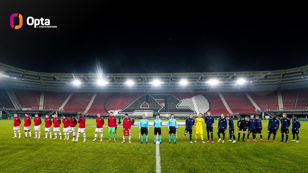 OptaJohan's tweet photo. 9 – AZ have faced only nine shots on target in their six UEFA Europa Conference League matches this season, fewer than any other team in the group stage. Solid. #AZRAN #UECL https://t.co/ftVADnPalY