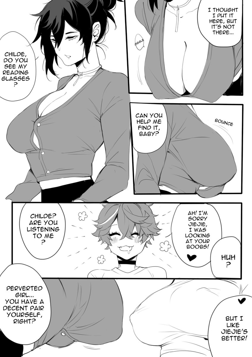 NSFW 🔞🔞🔞🔶💧 | Genderbend 
Day 7?? Wait I don’t even know anymore 
More lesbian zc ft boobieplay 
🤲🏻 Childe is representing some us
#ZhongChiMonth #ZhongChi #鍾タル 

🔞poipiku.com/322159/5779233…
🔞 privatter.net/i/6362860