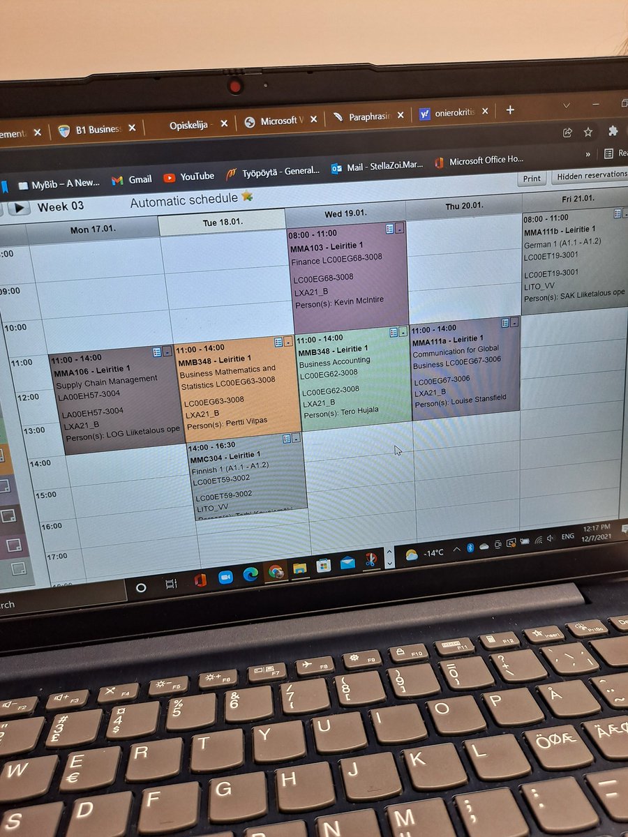 So excited about next semester's courses! 
Can't wait to start learning German🤩

<a href="/MetropoliaBiz/">Metropolia Business School</a> #eba #bba