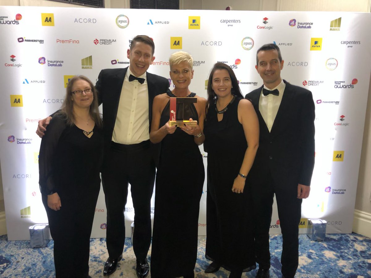 The Allianz Partners UK travel team has just won the award for Excellence in Underwriting #insurance #ITAwards #proudteam