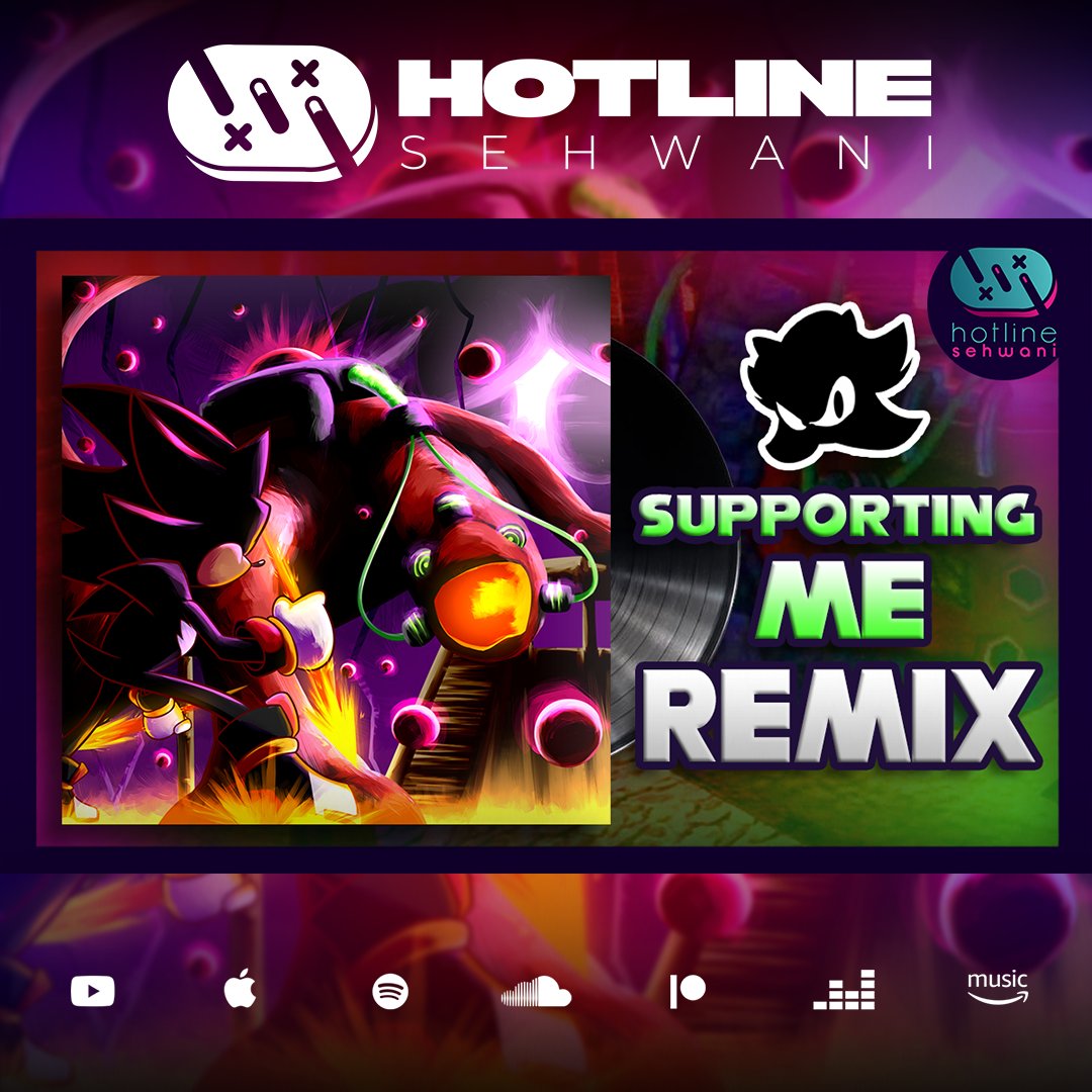 HotlineSehwani's tweet photo. NEW REMIX: Sonic Adventure 2 - Supporting Me #LoFi Remix feat. @DreamKittu! 🎧 Listen here: https://t.co/MLUvaXtrs5 🎨 Art by @Dash1426 🖌️ #SonicAdventure2 #SupportingMe @sonic_hedgehog @KatieChrz #HotlineSehwani 👾 https://t.co/spSLBhBkL8