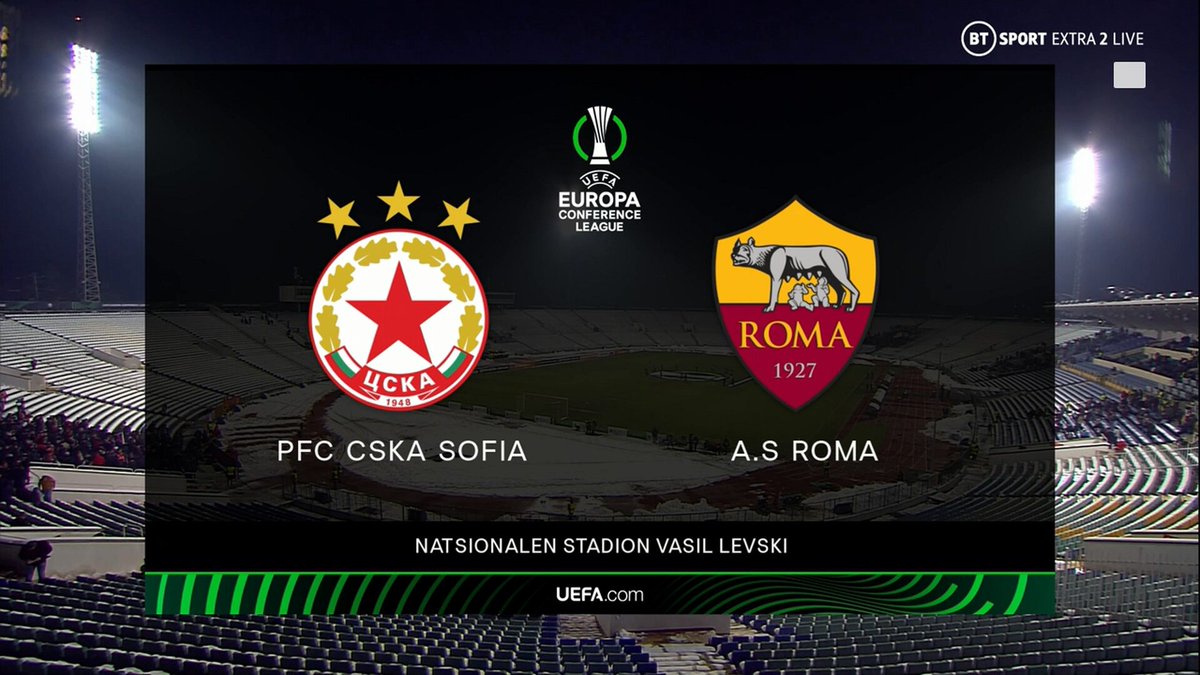 Full match: CSKA Sofia vs Roma
