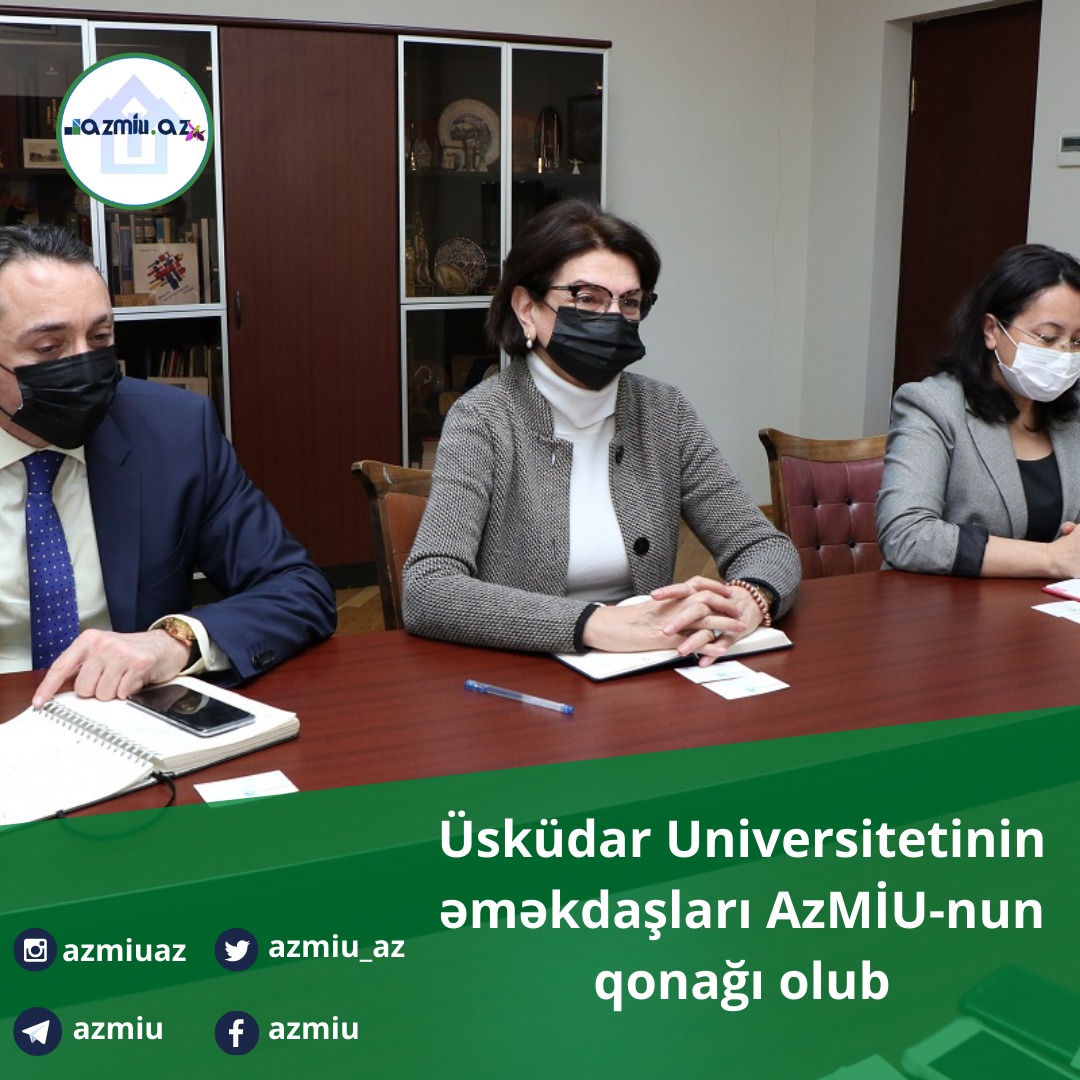 azmiu_az's tweet photo. Üsküdar Universitetinin əməkdaşları AzMİU-nun qonağı olub

    Türkiyənin Üsküdar Universitetinin nümayəndə heyəti Azərbaycan Memarlıq və İnşaat Universitetinin (AzMİU) qonağı olub.
#AzMiu #AACU #Azerbaijan #Baku #AzerbaijanUniversity https://t.co/dB4rWkEmHC