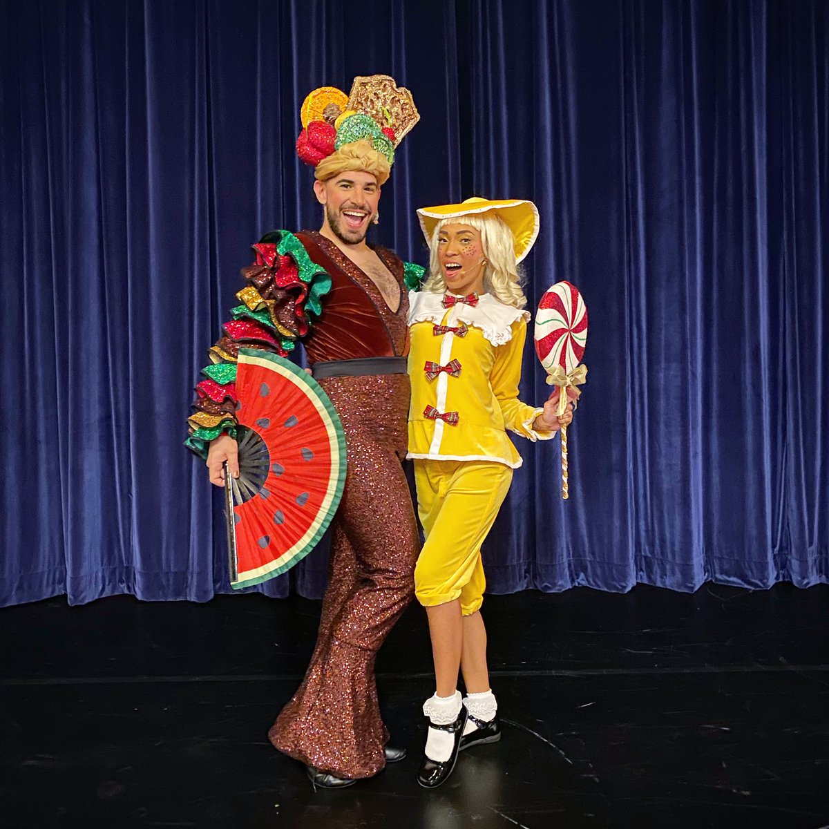 Me and the greatest <a href="/JeezLoueez/">jimmi kriccet</a> for #KittenNLou’s #JingleAllTheGay running til December 18 in #Seattle 🎄🍉 🍭 Tickets available at jingleallthegay.strangertickets.com re: <a href="/The8thDegree/">The 8th Degree</a>