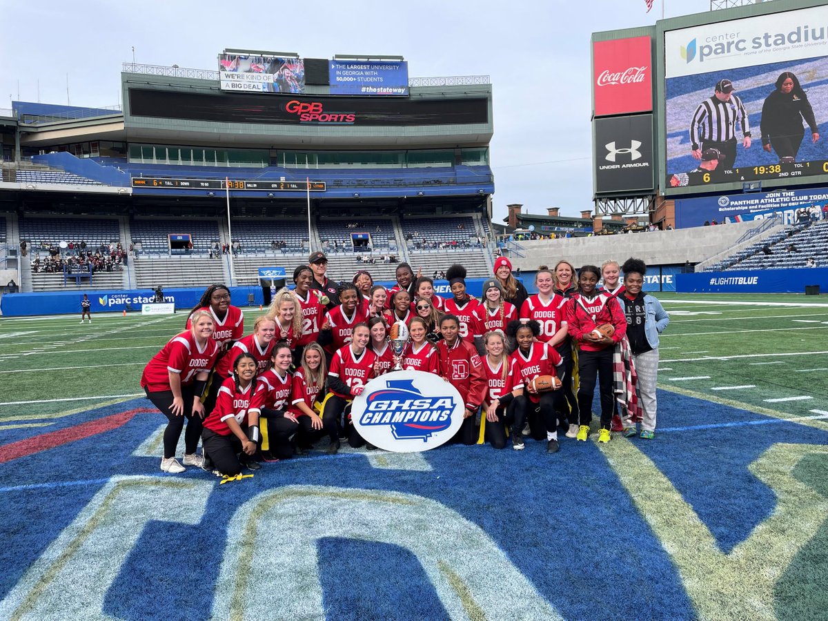 2021 Class 5A-6A State Flag Football Champion
Congratulations to the Indians of #DodgeCounty 
@GPBsports @WilsonFootball @CenterParcATL