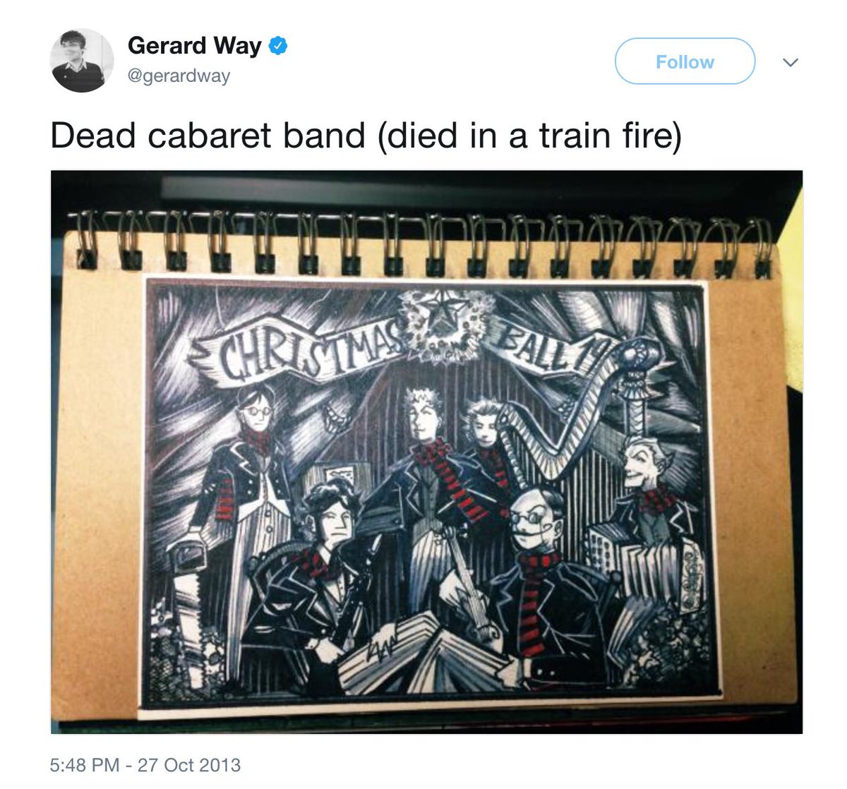 kissofviolence's tweet image. is it close enough to christmas for me to talk about this bc i love gerard’s art style a little too much