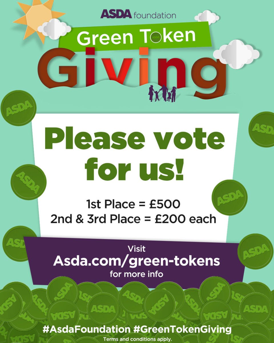 Please VOTE FOR US We have been selected to take part in this year’s ASDA digital green tokens scheme. The winners of each store’s vote receive £500 from the Asda Foundation. Voting runs 1/12/21 until 31/1/22 asda.com/green-tokens/s… <a href="/HT_Braidhurst/">Tracey McDermott</a> <a href="/Captains_BHS/">BraidhurstCaptains</a> <a href="/Braidhurst_DYW/">Braidhurst DYW</a>