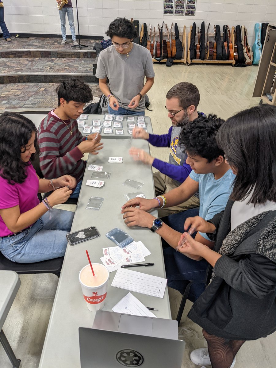 SWIHMB's tweet image. Making ID lanyards today!