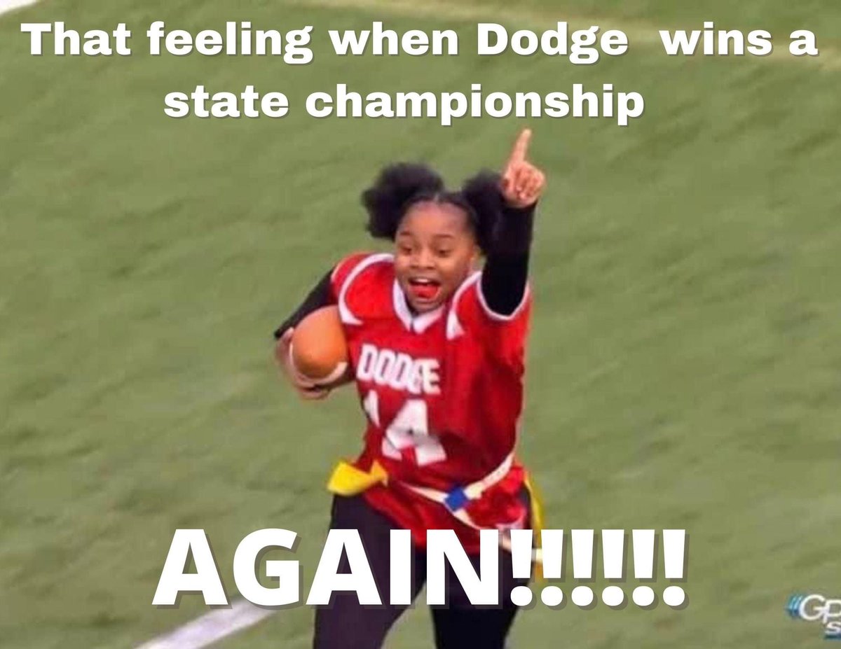 2021 Class 5A-6A State Flag Football Champion
Congratulations to the Indians of #DodgeCounty defeated Lithia Springs 6-0 in 3OT's