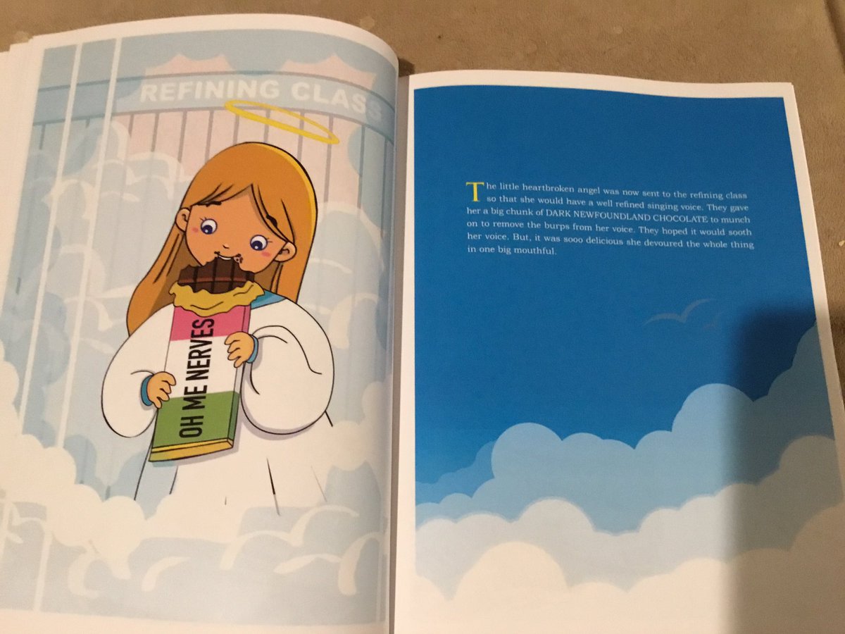 My children’s book will be available on Friday, Dec. 10, from 12 till 5 pm at the NL Chocolate Co. in the Avalon Mall. Will the NL remedies solve her singing woes? @NewfoundlandChocolateCompany