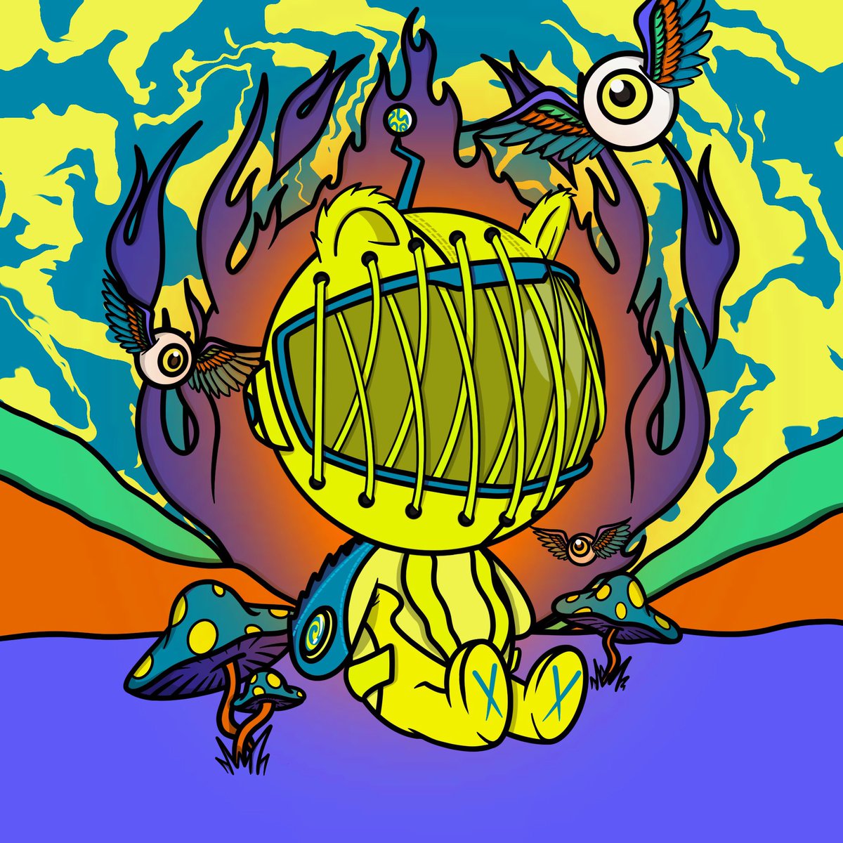 ‼️ GM #NFTCommunity ‼️
AstroBots is PROUD to present…

👟🚀 SNKRBOT #4 (TIER #3)🚀👟

💫🔥 1 of 175 hand-illustrated pfp collectibles found in our genesis collection, launching JANUARY 13, 2022! 🔥💫
