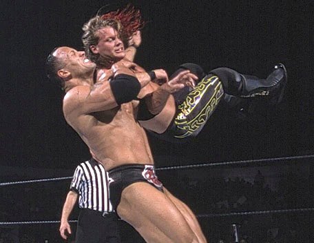 Zaniewaniee's tweet photo. On this day 20 years ago, @IAmJericho defeated both @TheRock and @steveaustinBSR to become the 1st ever Undisputed Champion in the history of the wrestling business. Although it was brief, Y2J had a memorable reign. What a living legend, larger than life! #Vengeance2001 https://t.co/hPyuUHUEk2