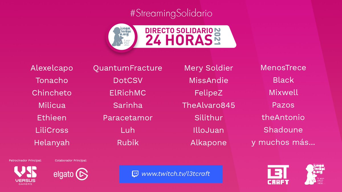 L3tCraft's tweet photo. 🚨¡INVITADOS!

@Ethieen @LiliCross_ @HelanyaH @QuantumFracture @DotCSV @ElRichMC @Sarinha_3 @paracetamor @HDluh @RubikYT_ @mery_soldier @missandieftw @Felipez360 @Alvaro845 @Silithur @LMDShow @alkapone @menos_trece @BlackEspanolito @Mixwell @Pazos_64 @Th3AntonioGG @Shadoune666 https://t.co/4szL5ClDFi