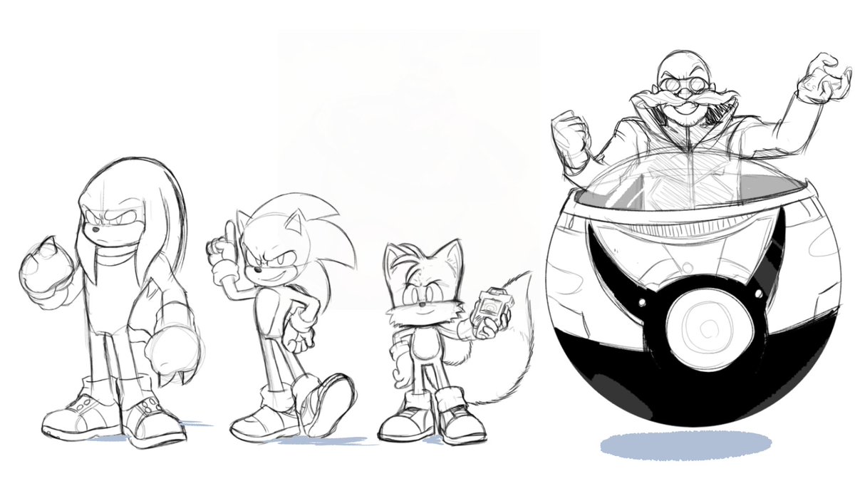 Justin M. on X: (WIP) Getting a lockdown on the style I'll be drawing the  movie versions of Team Sonic #SonicMovie2 #sonicmovie #SonicTheHedgehog  #sonicart #sonicartist #Sonic30th #sonicfanart  / X