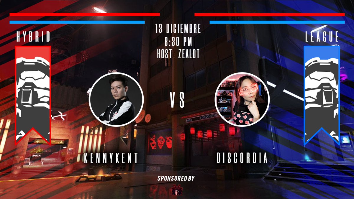 La #HYBRIDLEAGUE llega este 13 de Diciembre ‼️💢📌🔥

<a href="/kenny_kentg/">Kenny</a> Vs @DiscordiaU
Host: Twitch.tv/zealoti 
Challonge: challonge.com/es/HIBRIDLEAGU…
Sponsored by <a href="/ApricityAE/">Apricity</a> 🔥📈