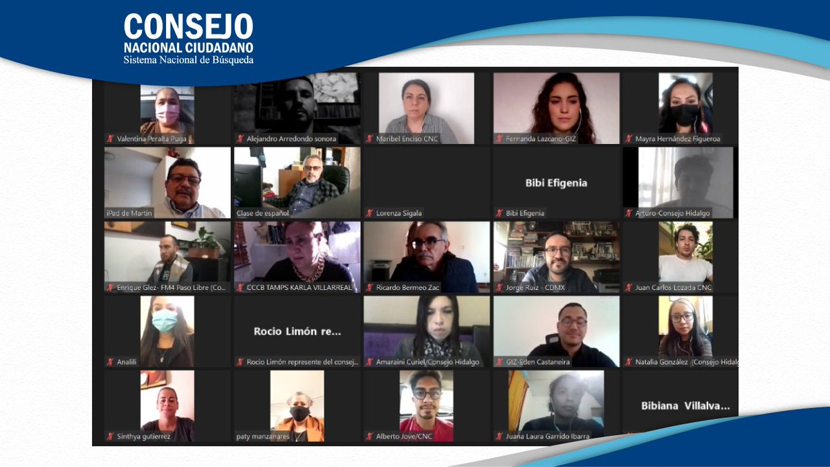 El día de hoy se llevó a cabo el 1er Encuentro con Consejos Ciudadanos de Búsqueda. Este diálogo se encamina a trabajar en conjunto frente a la problemática nacional de la desaparición de personas. Agradecemos la presencia de @GIZMexico quienes nos acompañaron como observadores.