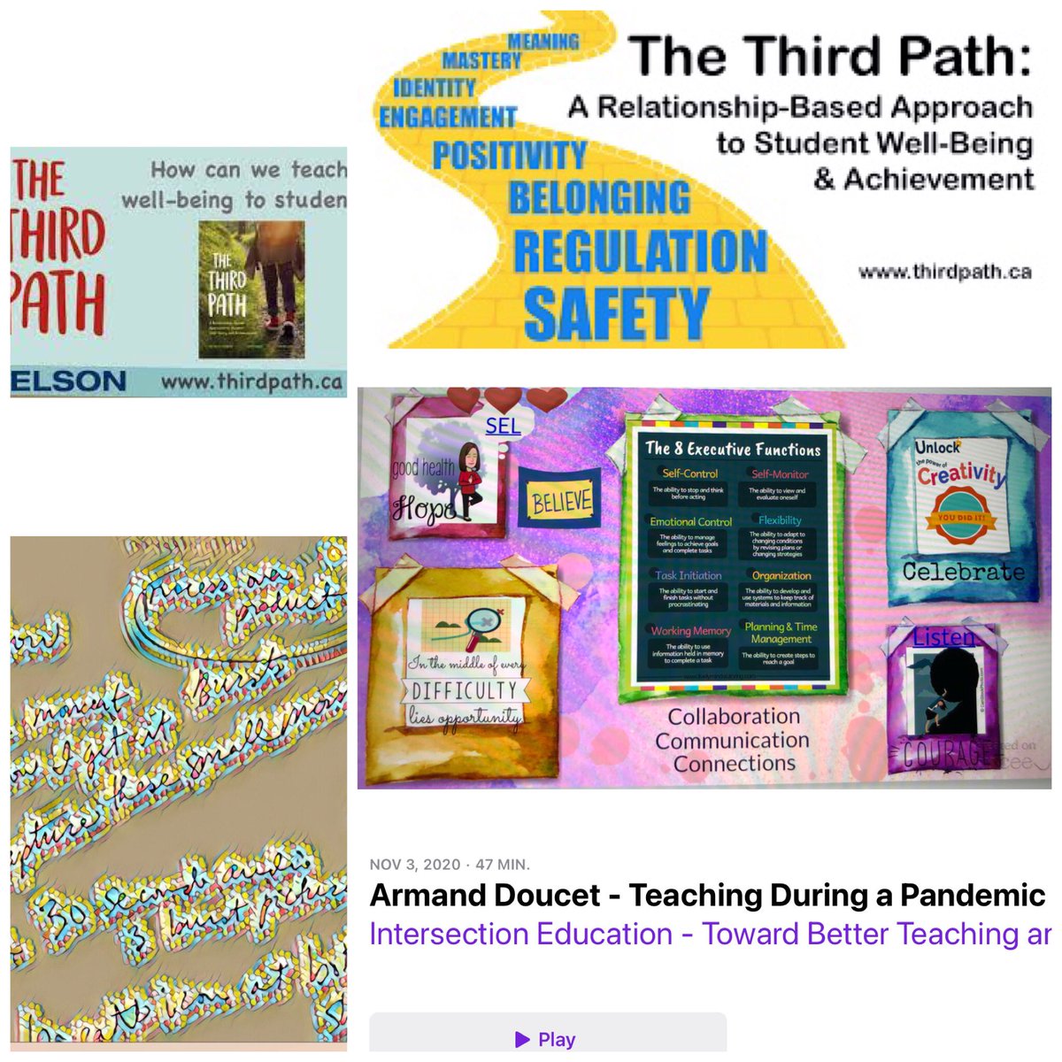 Lkennedy37's tweet image. Each selection of reading, podcast, collage app &amp;amp; video meet today overlapped with the same message ringing loud &amp;amp; clear; connections &amp;amp; community is what we&apos;re missing &amp;amp; the way forward This echoed in @IntersectionEd podcasts.apple.com/ca/podcast/int… with @DoucetArmand