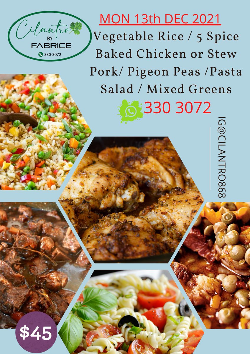 FabricePURE's tweet photo. ALL SYSTEMS GO...
THIS MONDAY
MINI $25 / SMALL $35 / REGULAR $45

DELIVERY $10 ON REGULAR MEALS ONLY
Tripple B Burger Special $40
Ambrosia Chicken Sandwich $40
Order: 3303072 https://t.co/WTB5kHIaDu