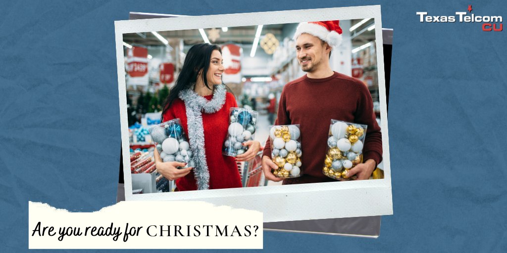 textelcu's tweet photo. Christmas is just around the corner! π Do you have everything you need to make this season perfect? Apply for a Holiday Loan from #TexasTelcomCU to purchase all the gifts and decorations you want! π
Learn more here: https://t.co/g2lDIv0aDl
#CreditUnionFamily #DallasTX https://t.co/N3XzKerVR1