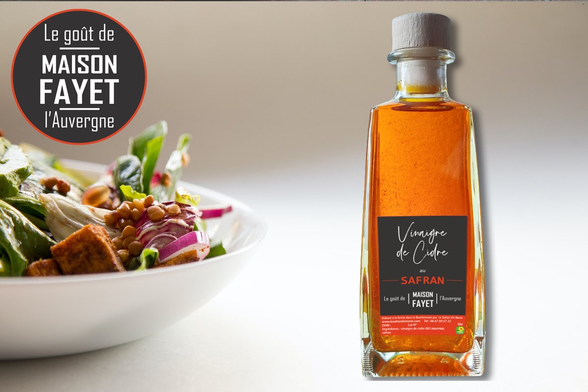 SafranMFayet's tweet photo. Quoi ?! Comment ??!! Vous faites encore vos vinaigrettes avec du vinaigre ordinaire ? 😱

Faites preuve d'élégance et de créativité, optez pour le #safran dans vos condiments! 😏

🛒 Informations et commande ici : https://t.co/86mzlyfS2s https://t.co/59NFlXRS6h