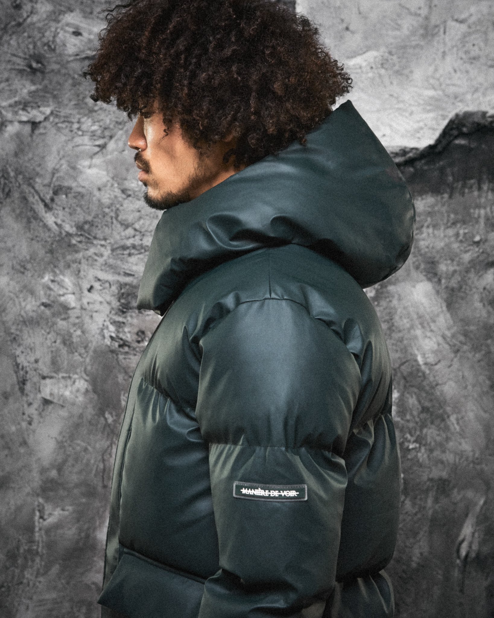 Maniere de voir grey puffer jacket discount