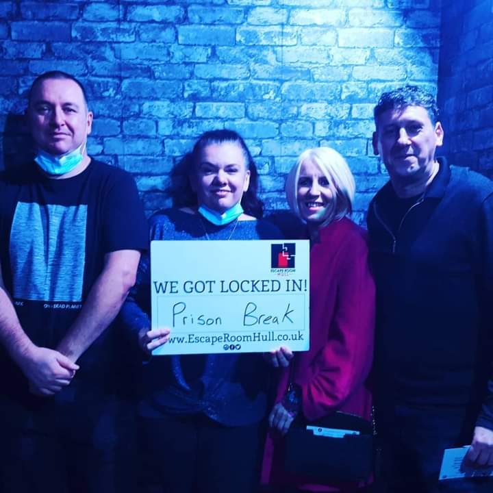 Big shout out to #hullescaperooms for a fantastic team day, we didn't escape but we had a lot of fun 😍😍🤣🤣