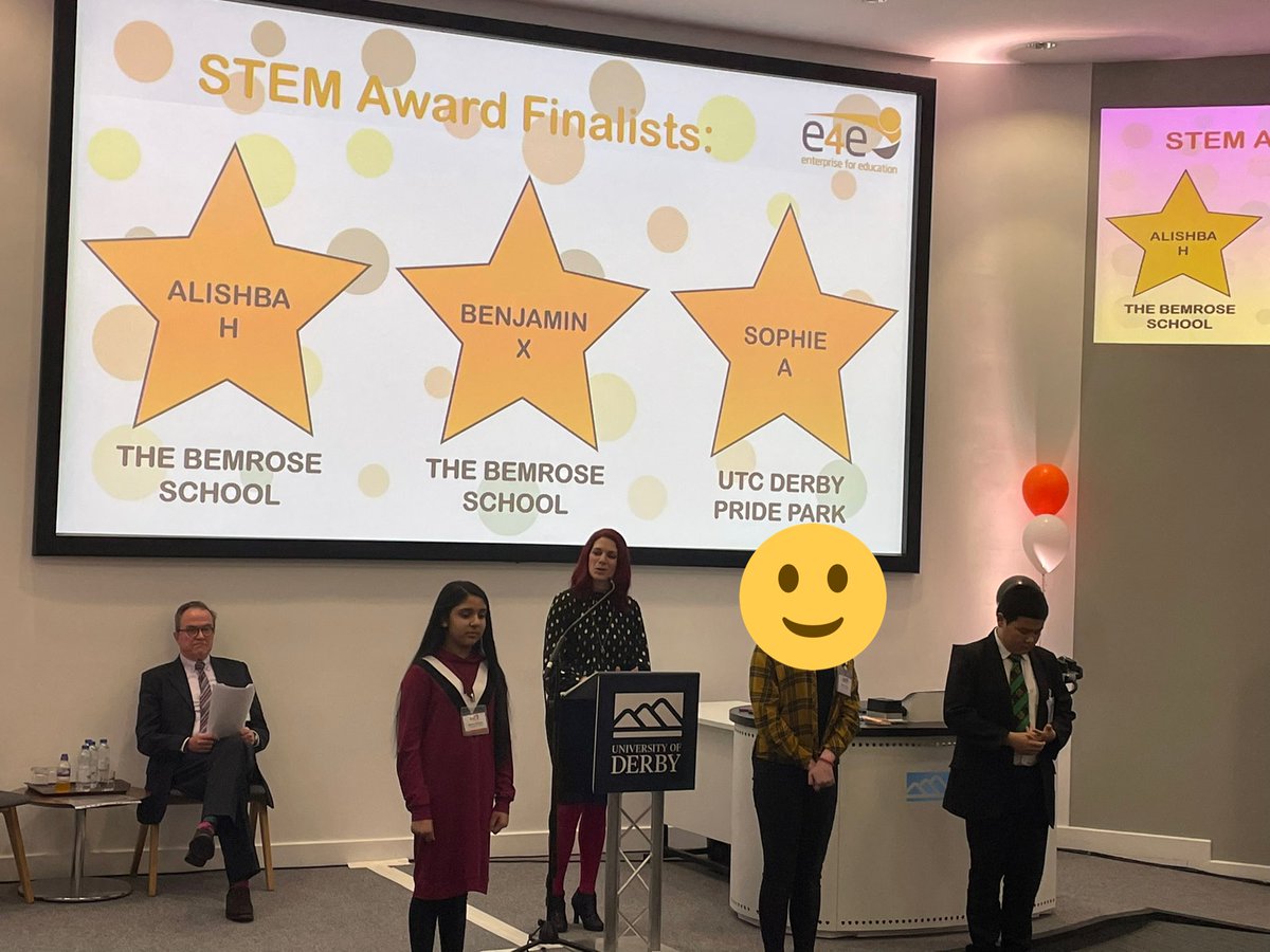 The Bemrose School - Careers Department (@bemrose_careers) on Twitter photo A big congratulations to Alishba and Ben who were finalists in the STEM award category at the <a href="/E4EDerby/">E4E Derby</a>  awards. Our wonderful students were nominated for their dedication to Maths and Science and their support to other students ๐๐. #advocatesofthefuture <a href="/BemroseSchool/">The Bemrose School</a> A big congratulations to Alishba and Ben who were finalists in the STEM award category at the <a href="/E4EDerby/">E4E Derby</a>  awards. Our wonderful students were nominated for their dedication to Maths and Science and their support to other students ๐๐. #advocatesofthefuture <a href="/BemroseSchool/">The Bemrose School</a>