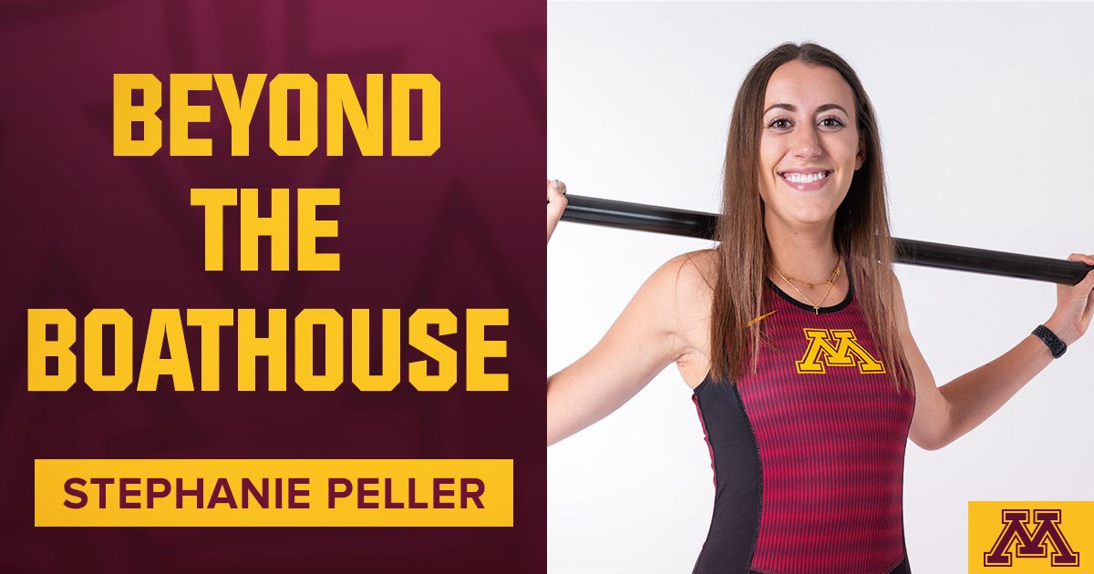 Gopher_Rowing's tweet photo. During her #Gophers career, Stephanie Peller has interned with one Fortune 500 company (Hormel) and will join another (Target) after graduation. 

Beyond the Boathouse:: https://t.co/C6cXjCn74C

#RowGophs x #UMNProud https://t.co/9Vhzo6hdbL