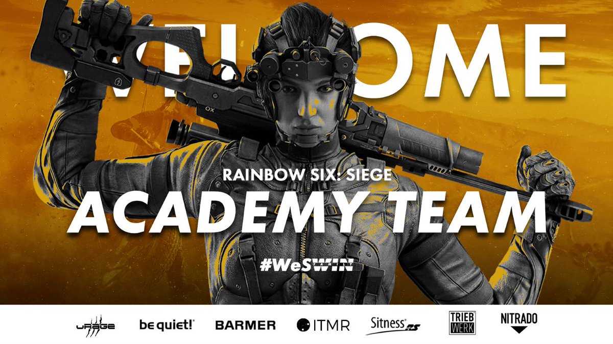 WeSports_Main's tweet photo. Hiermit stellen wir euch unser neues R6S (PC) Academy Team vor🔥
Auf eine erfolgreiche und lange zusammen Arbeit♥️ 
@NoHandsR6 Dorian H.
@FlugGurke Niklas K.
@shi0_97 Jan D.
@FreebeSoldier Tom S.
@ViPerZzR6 Timo K.
Sub: @SUn1corn Thomas K.
Coach: @HZollldann Heiko Z. https://t.co/gALdMqXkA9