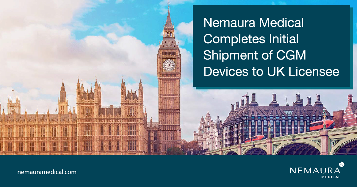 NemauraMedical's tweet photo. Nemaura Medical Completes Initial Shipment of CGM Devices to UK Licensee
https://t.co/kFNeGCcjHZ
#nemaura #diabetes @nemauramedical #cgm https://t.co/WrVP3c2cwA
