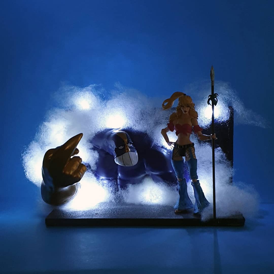 Zelu_1984's tweet photo. Here is my custom #JulieWinters and #TheMaxx diorama that I made as a part of @TheFwoosh Secret Santa Swap :D #thefwooshsecretsanta2020 https://t.co/FRfmAeNnnI