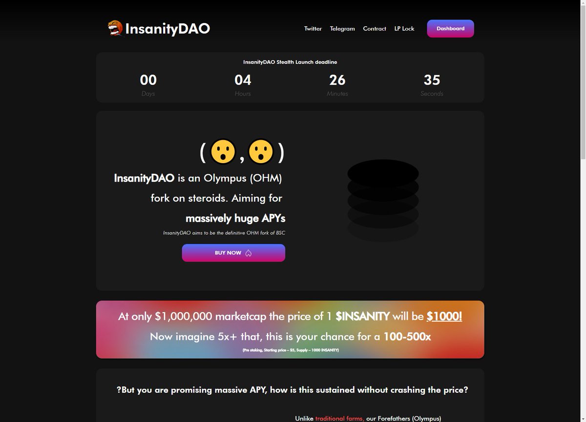 InsanityDAO tweet media