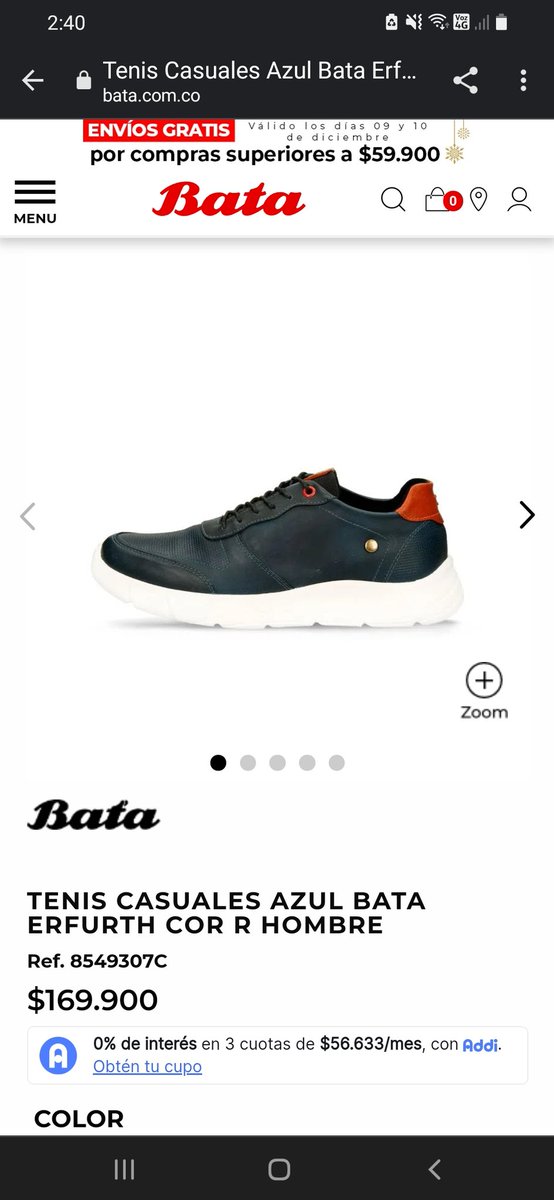 JauthSebasthian's tweet image. Requiero que la marca @BataColombia entregue el producto tal cual la foto.