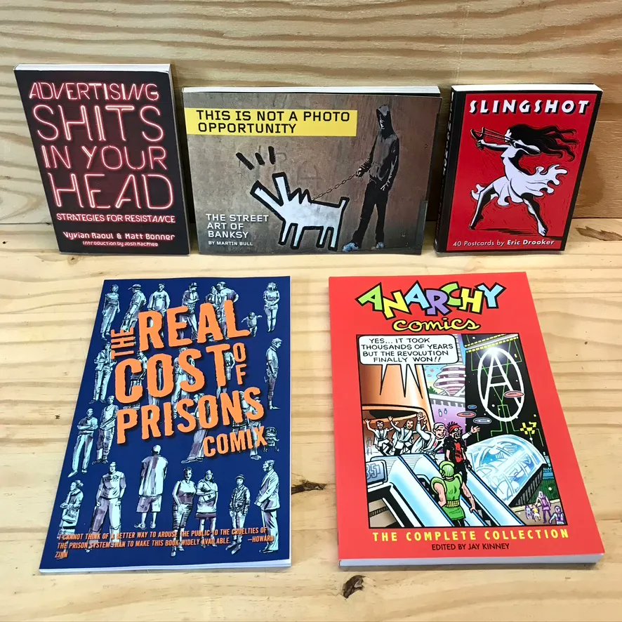 PMPressOrg's tweet image. Save 50% on all new and backlist #PMPress books, e-Books, DVDs, and CDs with coupon code GIFT at PMPRESS.ORG til 1/1/22. #ThrowBookThursday