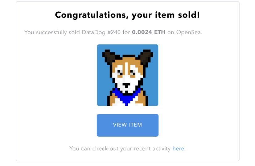 DataDogsNFT's tweet image. 🐶❤️ Thank you
Congratulations on your succesful adoption ❤️

#DataDogs #NFTs #pixelart #OpenSeaNFT