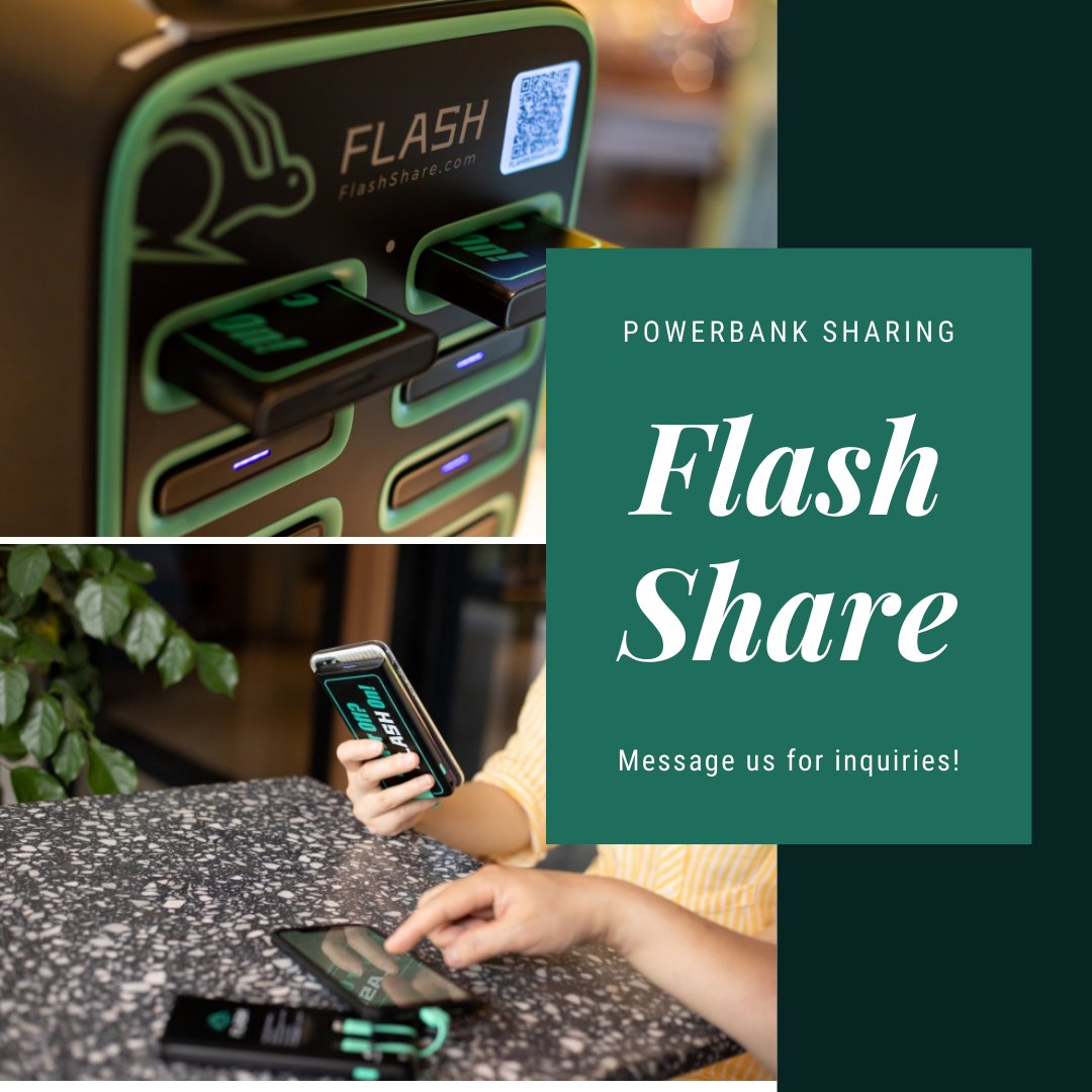 FlashShared's tweet photo. Message us with any questions about FlashShare!!🔋
Link: https://t.co/o3sz87zjjs
Facebook: FlashShare
Instagram: flashshares
TikTok: flahshare
#flashshare #powerbanksharing #nyc https://t.co/DuHGFsOMHm